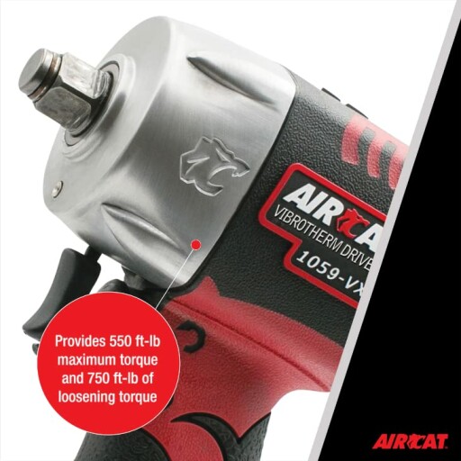 AirCat 1059-VXL Compact Impact Wrench in a work setting