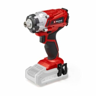 Cordless impact driver tool with ergonomic handle.