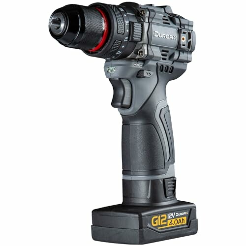Cordless power drill with battery