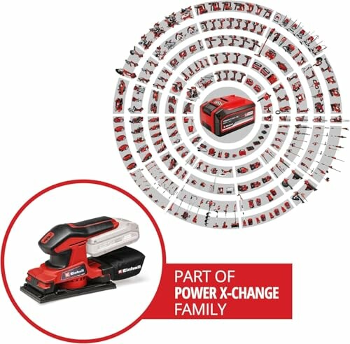 Einhell Power X-Change Orbital Sander